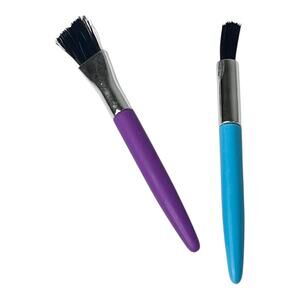 NEW 18” Doll PAINT BRUSH SET 2 Blue Purple 3” Paintbrush Art Fits American Girl!